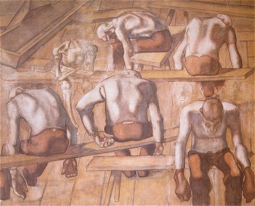 Egger-Lienz - Die Alten - 1914