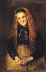 Egger-Lienz - Bildnis einer Frau in Tiroler Tracht