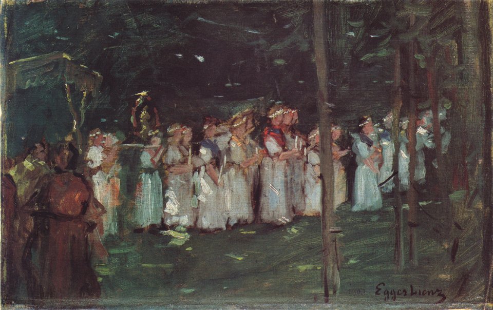 Egger-Lienz - Die Prozession I - 1903