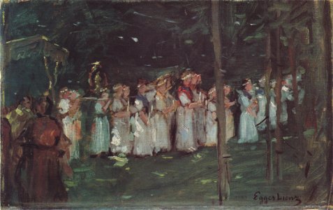 Egger-Lienz - Die Prozession I - 1903