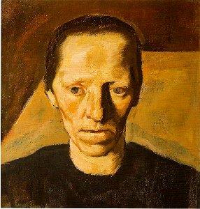 Egger-Lienz - Bäuerin III (Contadina) - Studie zu Die Mütter - 1922