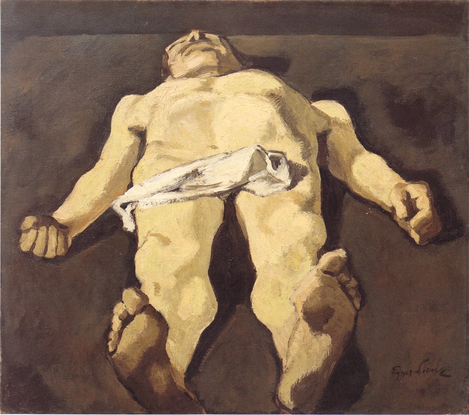 Egger-Lienz - Der tote Christus - 1926