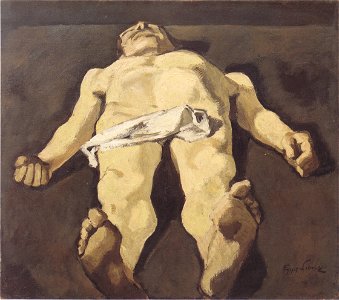 Egger-Lienz - Der tote Christus - 1926