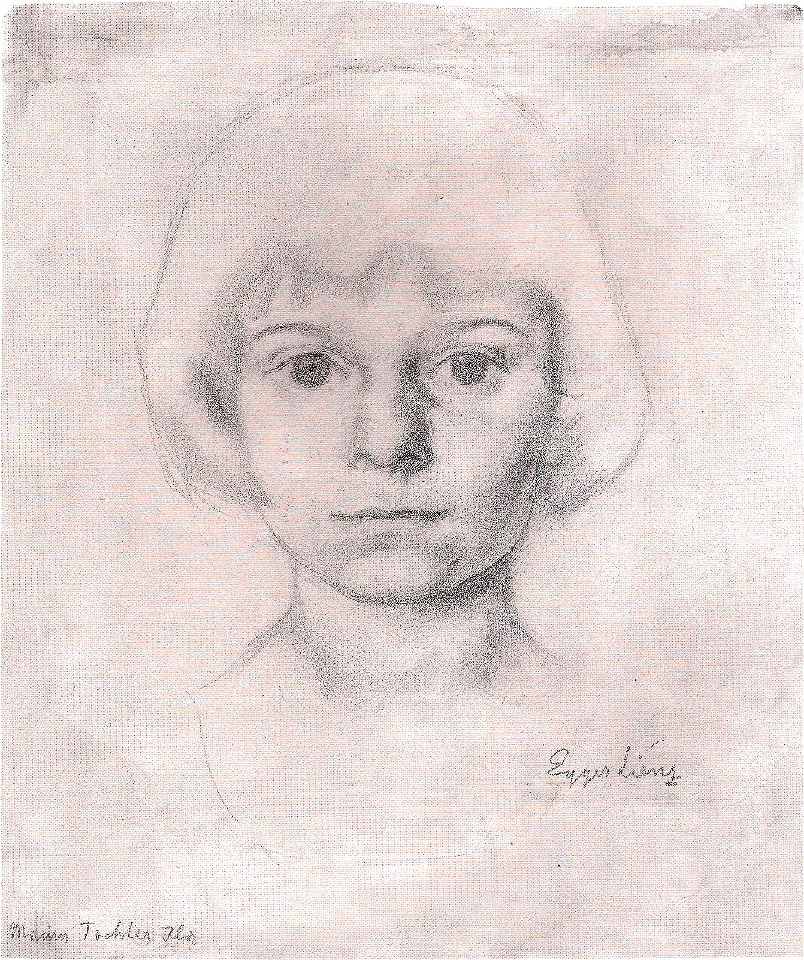 Egger-Lienz - Des Künstlers Tochter Ila - 1919