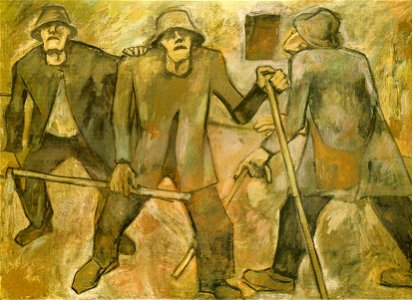 Egger-Lienz - Die Blinden - 1918-19