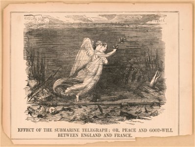 Effect of the submarine telegraph; or peace and good-will between England and France LCCN2016649188