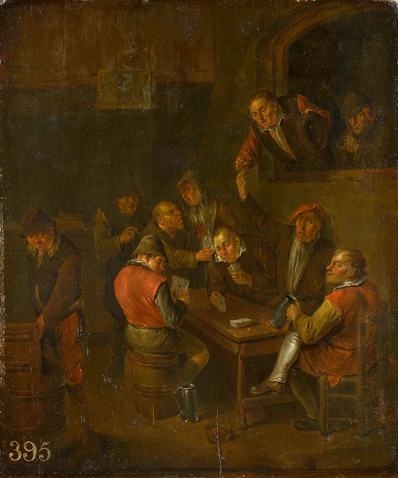 Egbert van Heemskerck (Haarlem 1634-5-London 1704) - Boors Carousing - RCIN 403497 - Royal Collection