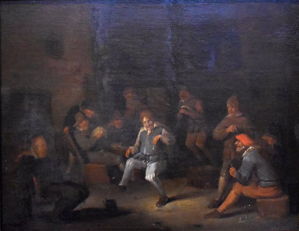 Egbert van Heemskerck - Intérieur de tabagie 02