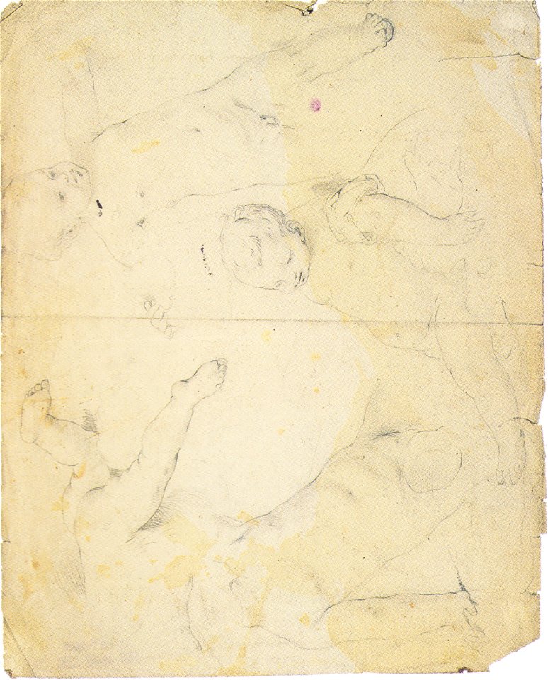 Egger-Lienz - Studien zu einem Putto
