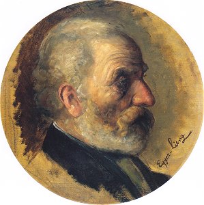 Egger-Lienz - Männerkopf - 1895-1899