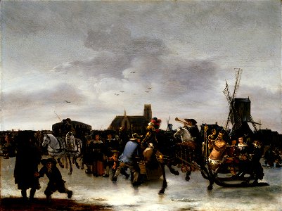 Egbert van der Poel - A Skating Scene - BF.1978.19 - Museum of Fine Arts