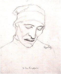 Egger-Lienz Studie zu Kriegsfrauen - 1918