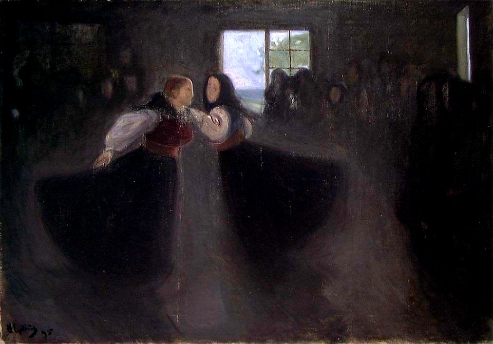 Halfdan Egedius - Girls dancing - NG.M.00529 - National Museum of Art, Architecture and Design