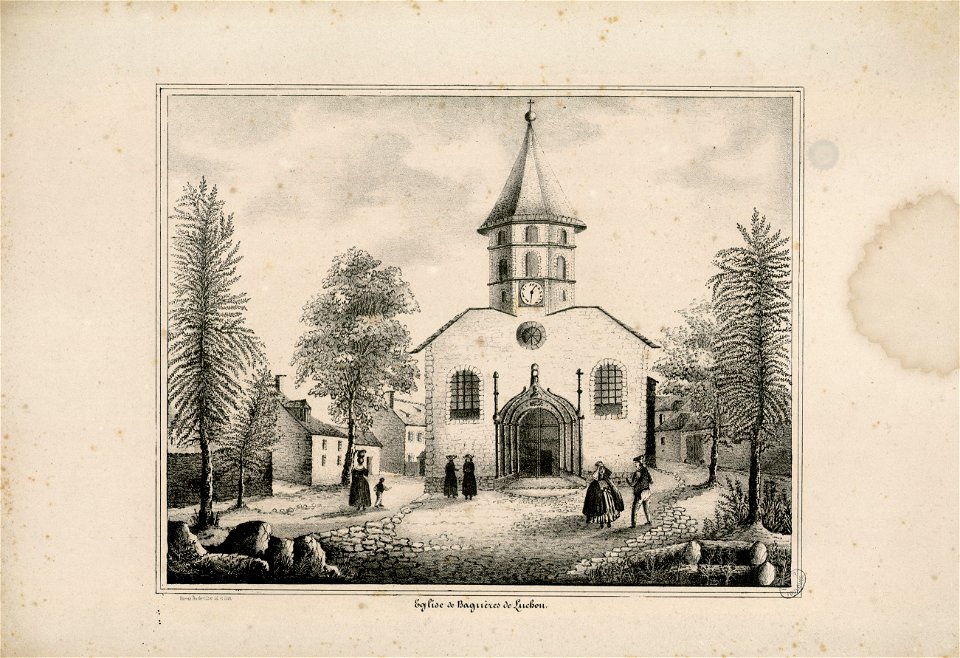 Eglise de Bagnères de Luchon - Fonds Ancely - B315556101 A HUREAUBACHEVILLIER 001