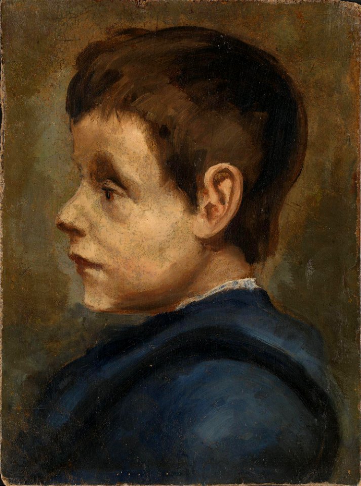 Halfdan Egedius - Portrait of Carl, the Artist's Brother - NG.M.02552 - National Museum of Art, Architecture and Design