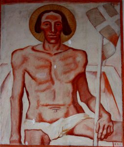 Egger-Lienz - Auferstanderner Christus