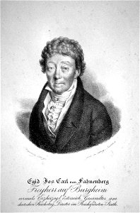 Egid Josef Karl von Fahnenberg Litho