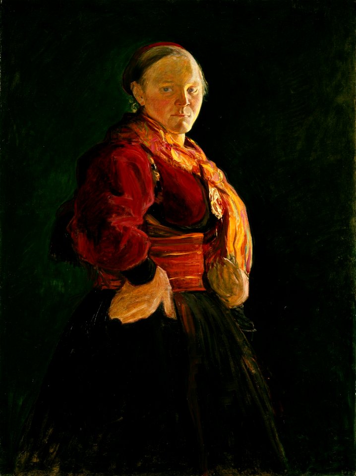 Halfdan Egedius - Portrait of Mari Clasen - NG.M.03257 - National Museum of Art, Architecture and Design