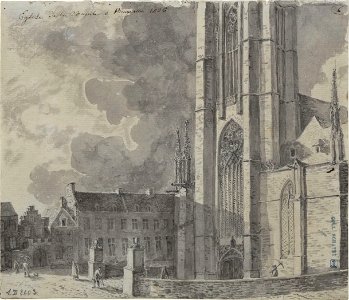 Eglise de la Chapele a Bruxelles 1826