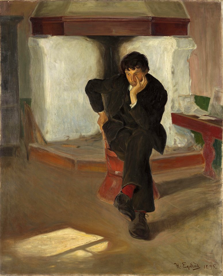 Halfdan Egedius - The Dreamer. The Artist Torleiv Stadskleiv - NG.M.00505 - National Museum of Art, Architecture and Design