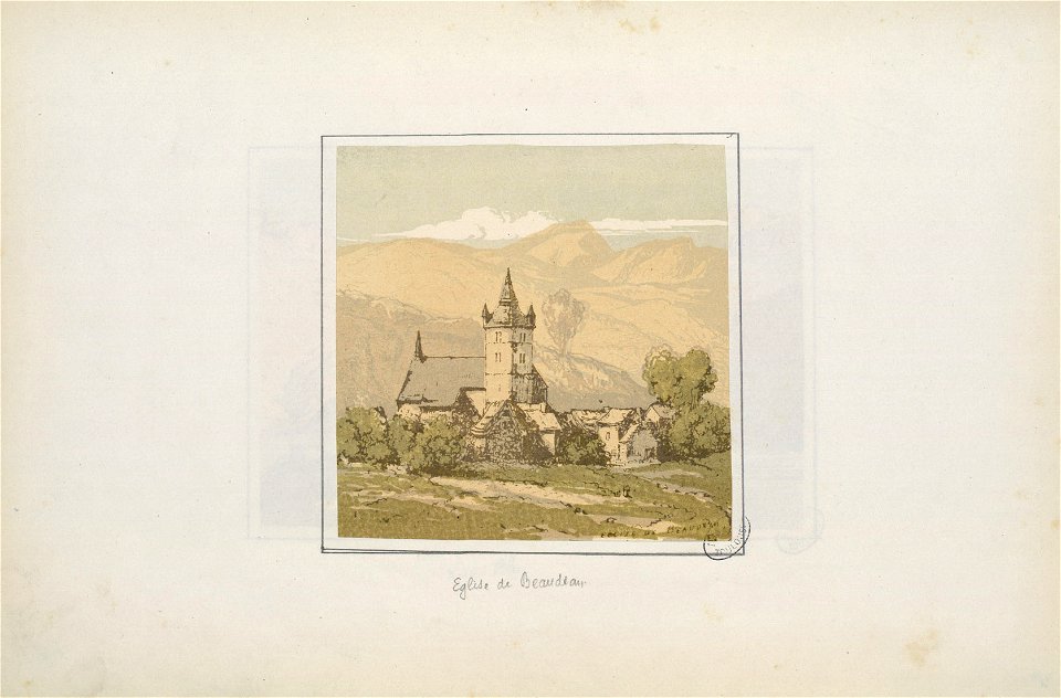 Eglise de Beaudéan - Fonds Ancely - B315556101 A FROSSARD 2 006