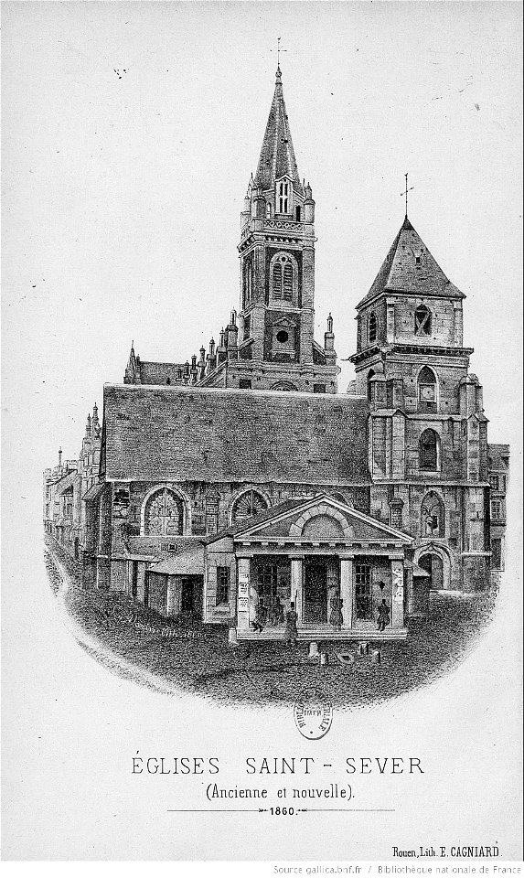 Eglise Saint-Sever (ancienne et nouvelle)