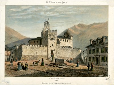 Eglise des Templiers à Luz - Fonds Ancely - B315556101 A MERCEREAU 7 023
