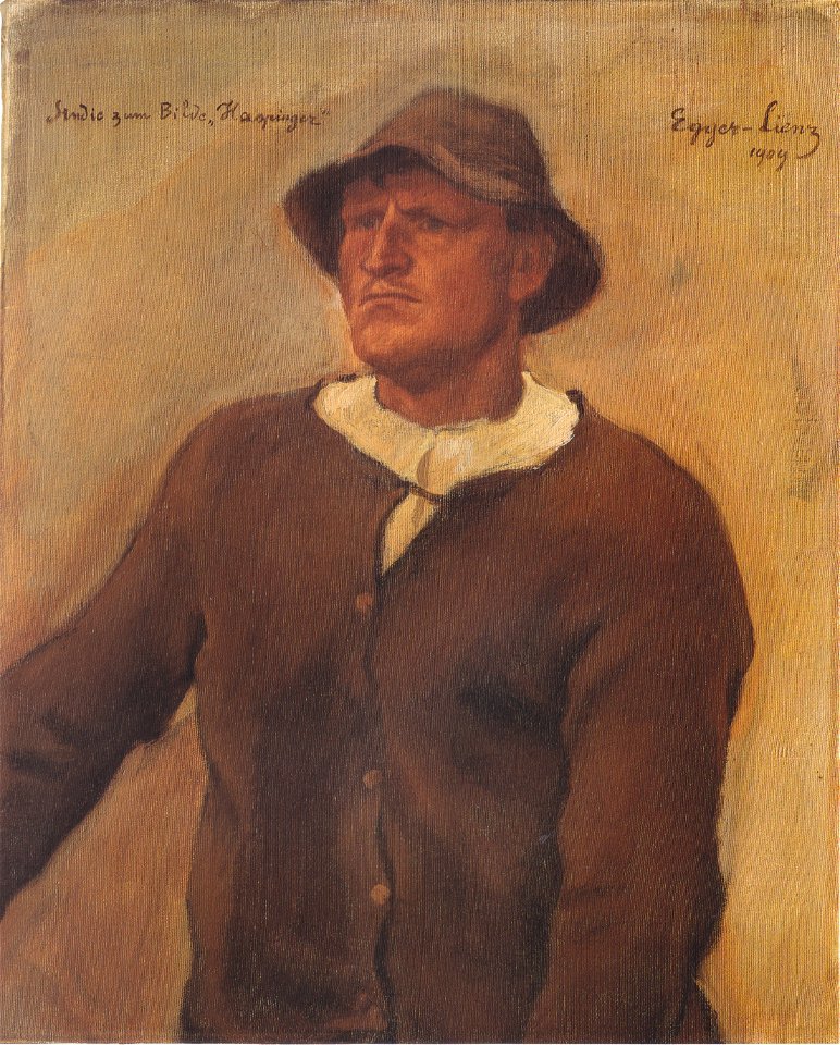 Egger-Lienz - Haspinger - Studie zur zweiten Figur von rechts - 1908-09