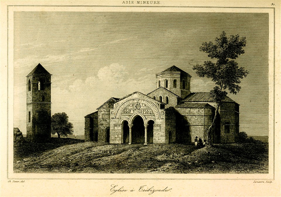 Eglise à Trebizonde - Texier Charles Félix Marie - 1882