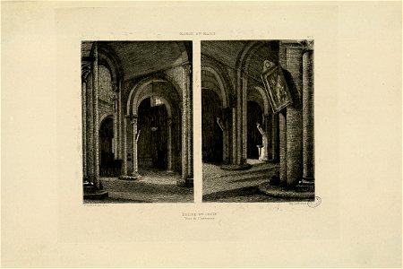 Eglise Ste. Croix - Vues de l'Intérieur - Fonds Ancely - B315556101 A LAFOND 1 026