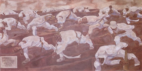 Egger-Lienz - Sturm Den Namenlosen, 1925