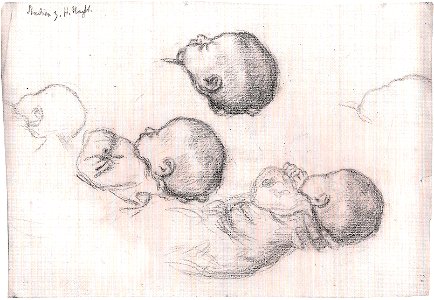 Egger-Lienz - Kinderköpchen - 1903
