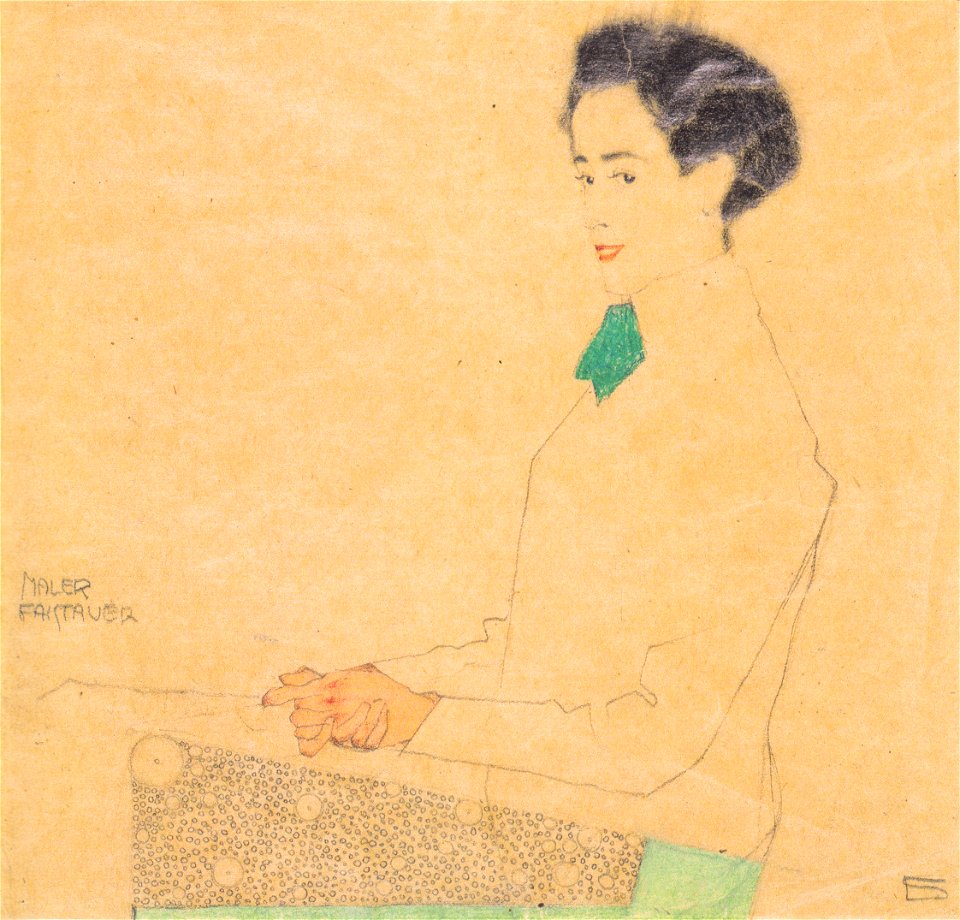 Egon Schiele - Bildnis des Malers Anton Faistauer - 1909