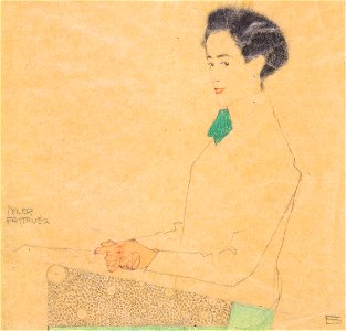 Egon Schiele - Bildnis des Malers Anton Faistauer - 1909