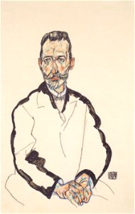 Egon Schiele - Bildnis Heinrich Benesch, 1917