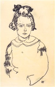 Egon Schiele - Bildnis Maria Steiner - 1918