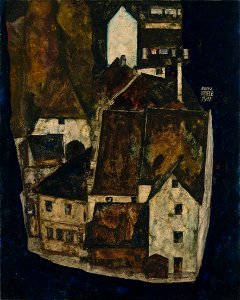 Egon Schiele - Dead City III (City on the Blue River III) - Google Art Project