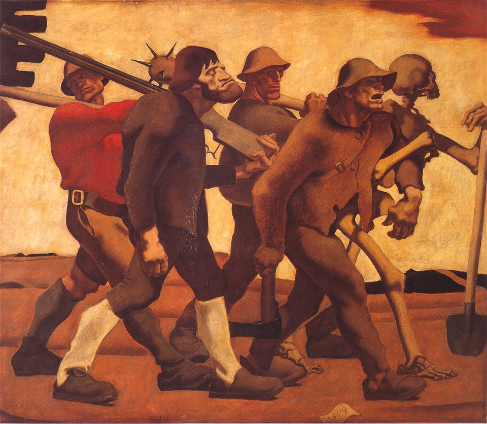 Egger-Lienz - Totentanz 1809, 1921