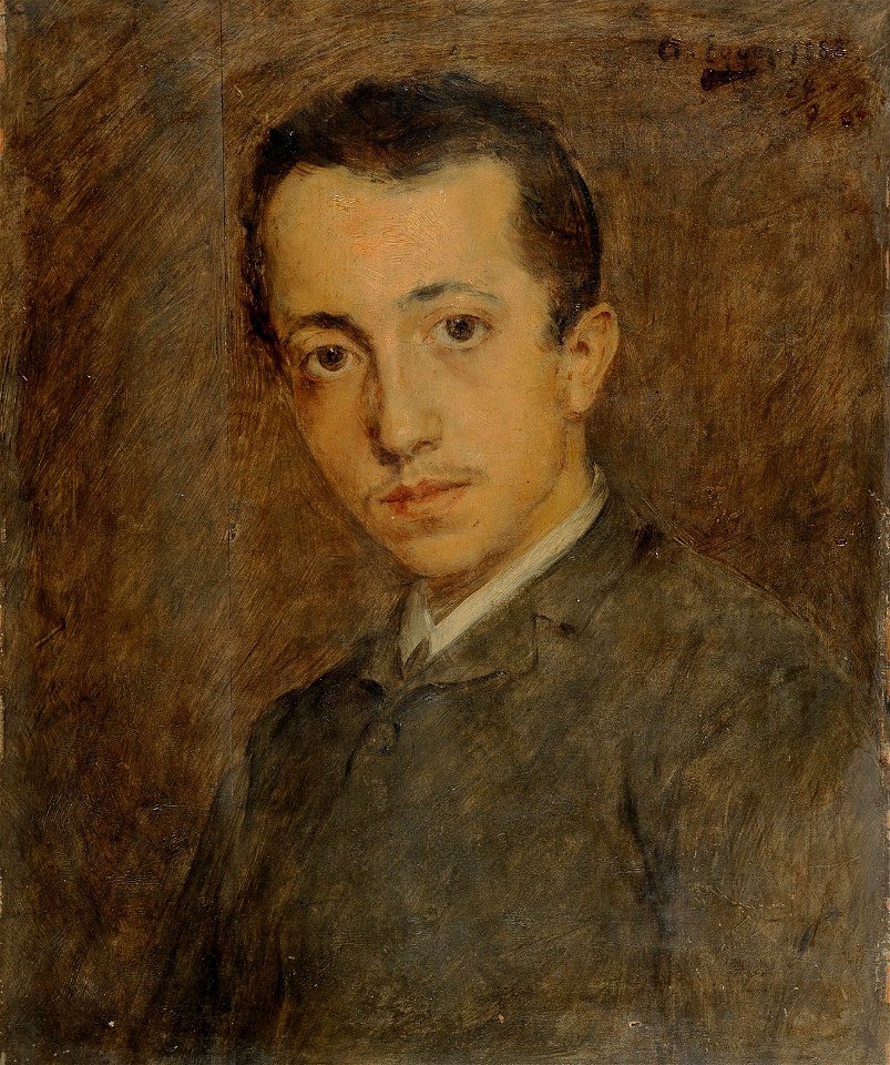Egger-Lienz – The brother of the artist, Eduard Egger, 1888