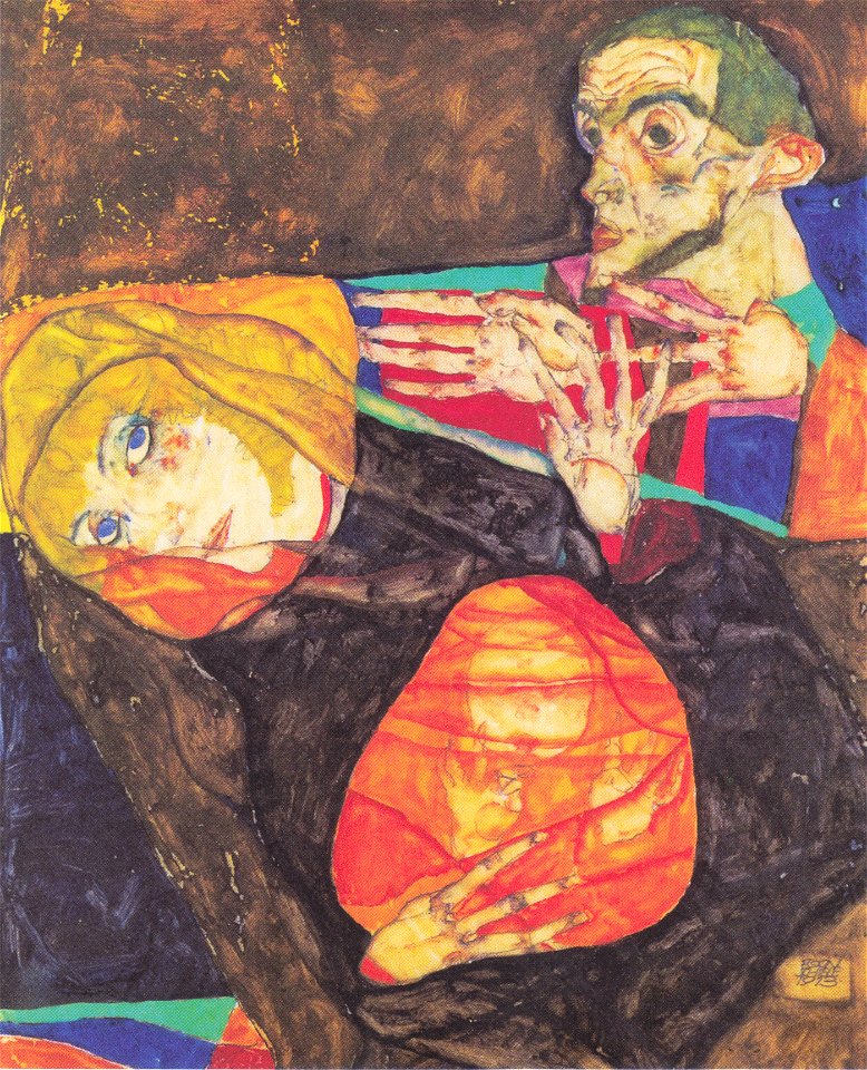 Egon Schiele - Heilige Familie - 1913