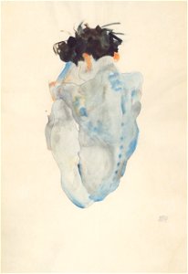 Egon Schiele - Kauernder - 1912