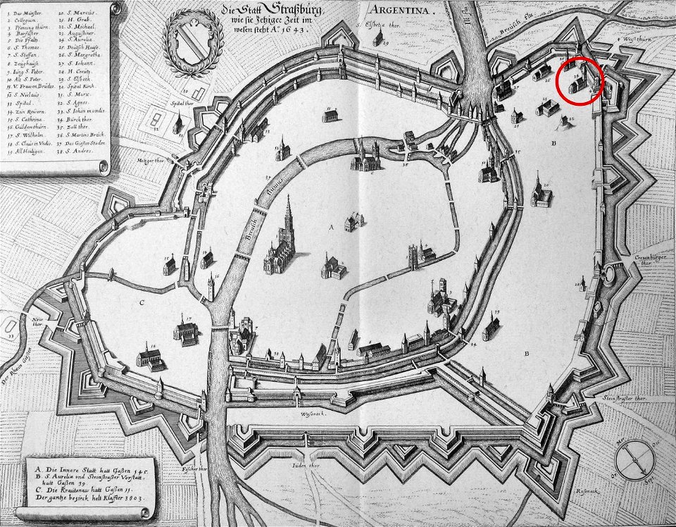 Eglise Sainte-Aurélie de Strasbourg-Merian-1643