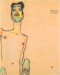 Egon Schiele - Mime van Osen - 1910