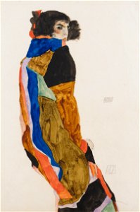 Egon Schiele - Moa - Google Art Project. Free illustration for personal and commercial use.