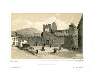 Eglise des Templiers, à Luz (Hautes-Pyrénées, 10) - Fonds Ancely - B315556101 A AUBRUN 1 006