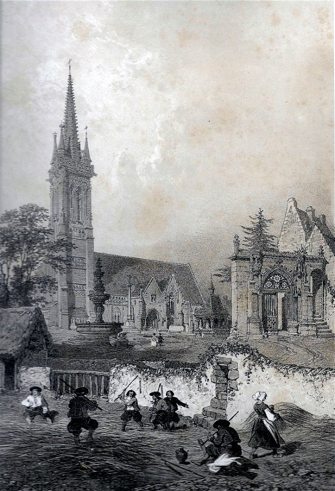 Eglise et fontaine de Saint-Jean-du-Doigt