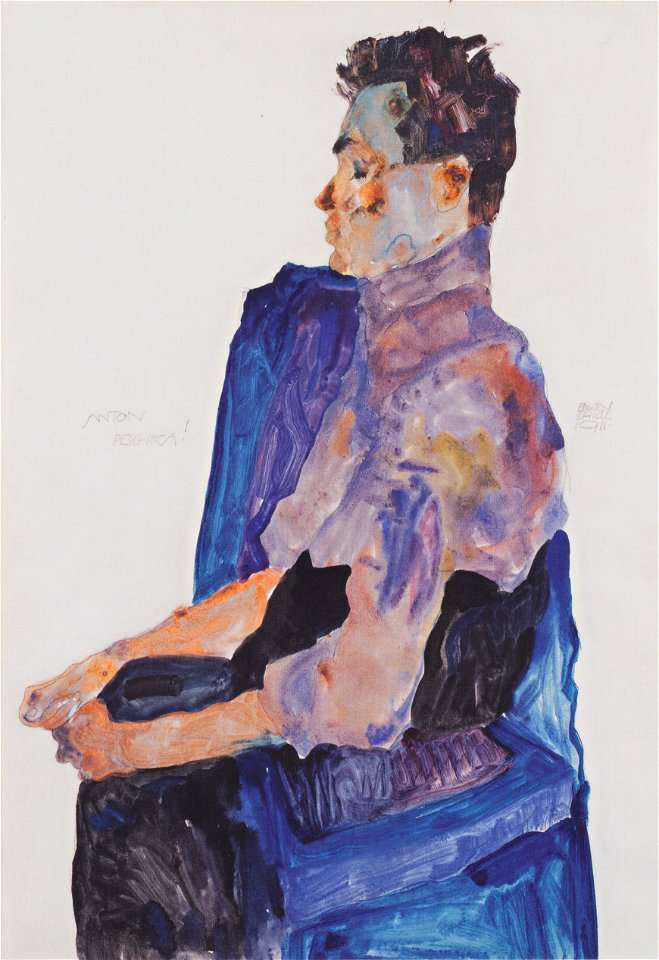 Egon Schiele - Bildnis Anton Peschka - 1911