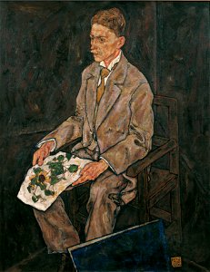 Egon Schiele - Bildnis Dr. Franz Martin Haberditzl - 9638 - Österreichische Galerie Belvedere