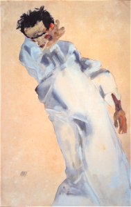Egon Schiele - Selbstbildnis - 1912