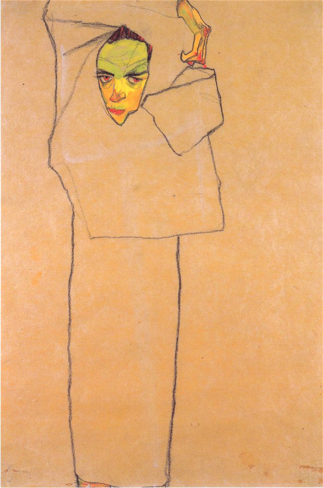 Egon Schiele - Selbstportrait - 1910